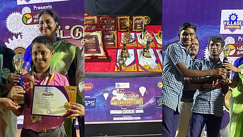 தி இந்தியன் பப்ளிக் ஸ்கூலில் புதிய தலைமுறை சார்பில் வீட்டுக்கு ஒரு விஞ்ஞானி  