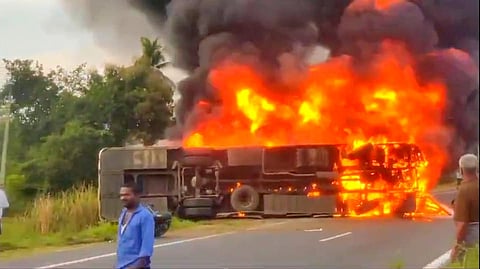 Fire accident