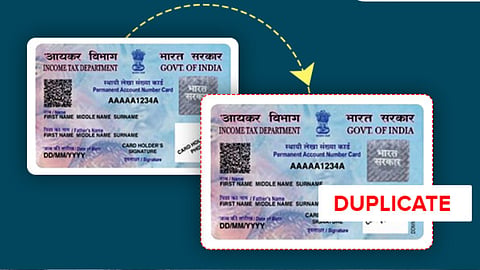 Duplicate PAN card 