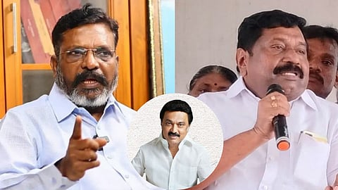 திருமாவளவன் - இன்பதுரை - மு.க.ஸ்டாலின்