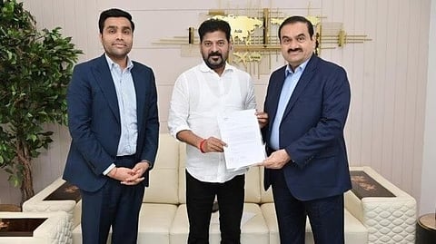 தெலங்கானா முதல்வர் ரேவந்த் ரெட்டி, அதானி