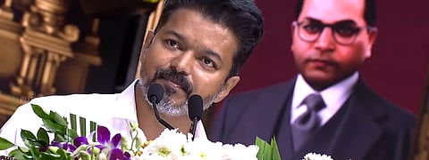 அம்பேத்கர் பற்றிய நூல் வெளியீட்டு விழாவில் விஜய்