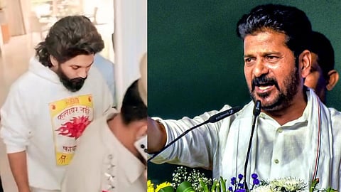 அல்லு அர்ஜூன்  - ரேவந்த் ரெட்டி