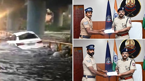 காவலர்களுக்கு பாராட்டு