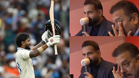 ravi shastri had tears on nitish reddy century