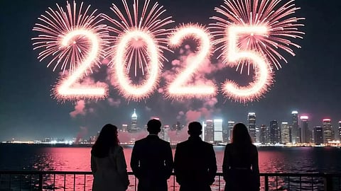 which country celebrate 2025 new year celebration first 