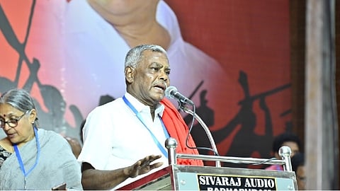மார்க்சிஸ்ட் கம்யூனிஸ்ட் கட்சியின் புதிய மாநிலச் செயலாளர் பெ.சண்முகம் 