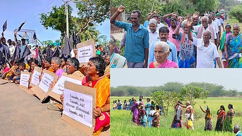 பரந்தூர் மக்கள் போராட்டம்