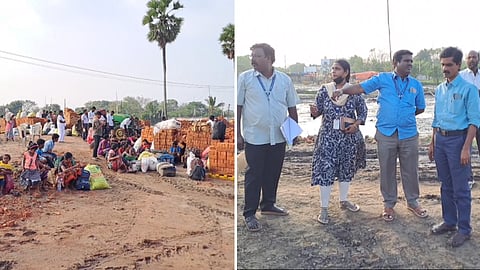 செங்கல் தொழிற்சாலையில் 2 வடமாநில தொழிலாளர்கள் மரணம்  - அதிகாரிகள் ஆய்வு