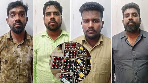 கைதான கடத்தல்காரர்கள்