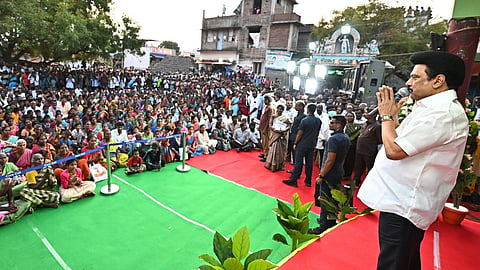 அரிட்டாப்பட்டியில் முதல்வர் மு.க.ஸ்டாலின்