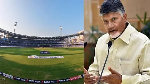 indias largest cricket stadium to come at  andhra pradesh amaravathi