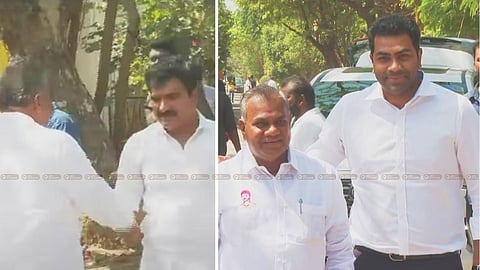 தவெக அலுவலகத்தில் என்.ஆனந்த் உடன் ஆதவ் அர்ஜுனா - நிர்மல் குமார்