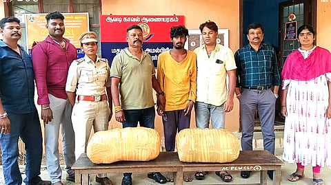 30 கிலோ கஞ்சா பறிமுதல் 
