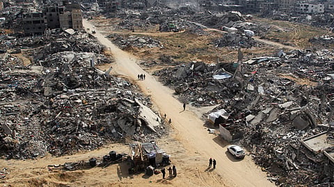 arab leaders endorse egypts gaza reconstruction plan