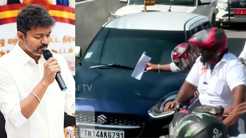 விஜய், விஜய் கார் மறிக்கப்பட்ட நிகழ்வு