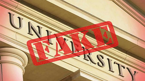 list of fake educational institutions ugc release