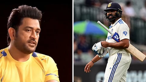 dhoni - rohit