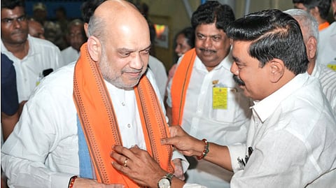 சென்னை வந்த அமிஷ்தா