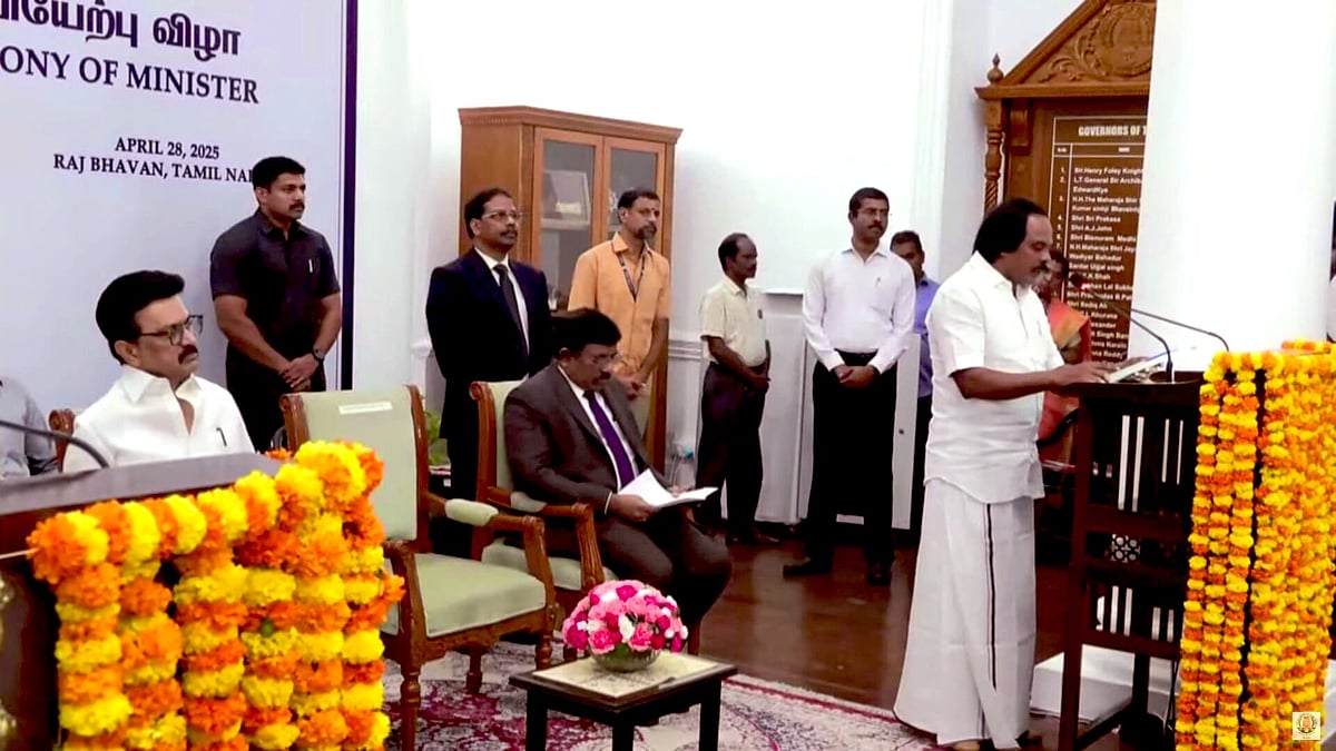 Mano Thangaraj sworn in as minister in tamilnadu cabinet 