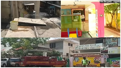  A four year old girl allegedly drowned in a water tank on a private school campus at in Madurai