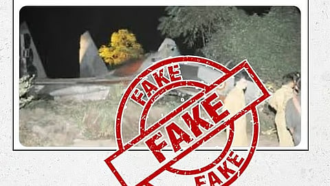 fact check post claiming a sukhoi was shot down