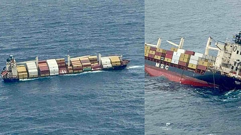 msc elsa 3 ship accident kerala