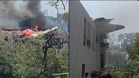 விபத்திற்குள்ளான விமானம்