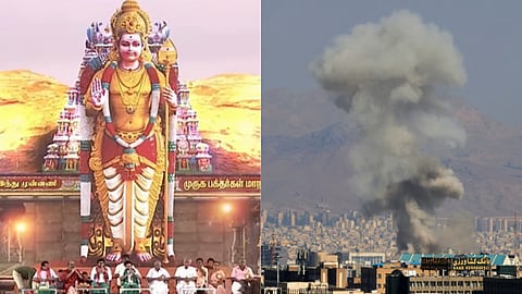 முருக பக்தர்கள் மாநாடு, இஸ்ரேல் ஈரான் போர் 