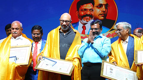 விசிக விழாவில் சத்யராஜ் பேச்சு