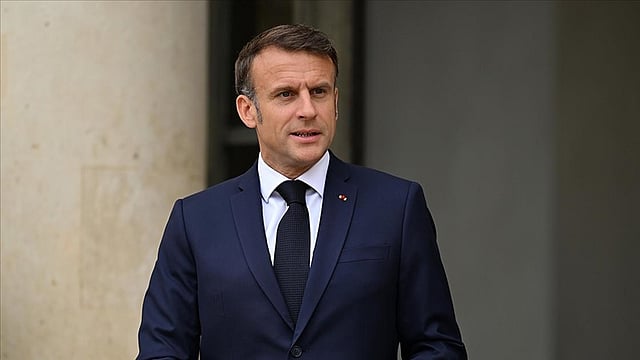 french president macron calls trump after getting stopped by newyork police
