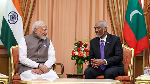 prime minister Naredrea modi  announces 4,850 crore rupee Credit to Maldives