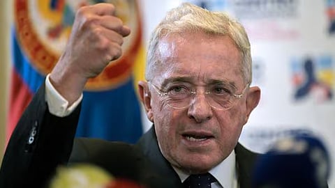 former colombian president uribe found guilty in bribery trial