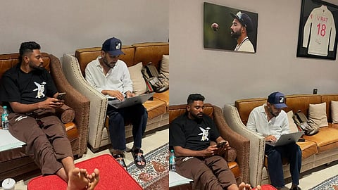 siraj - virat kohli