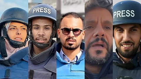 israel bombed gaza hospital killing 6 journalists