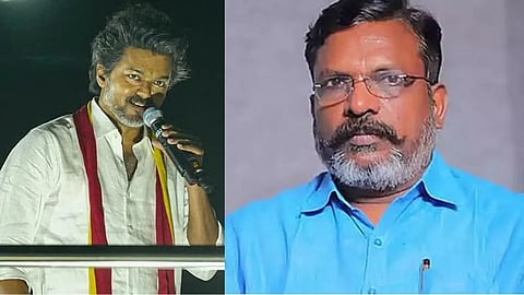 thol thirumavalavan questions tvk vijay karur stampede incident