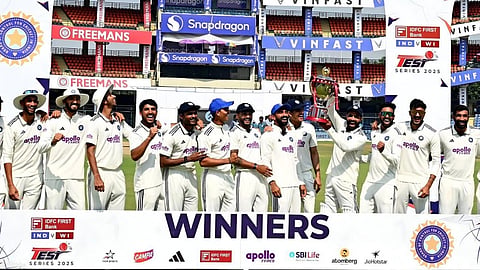 india won the 2nd test by 7 wickets vs west indies