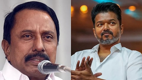 தவெக தலைவர் விஜய், செங்கோட்டையன்