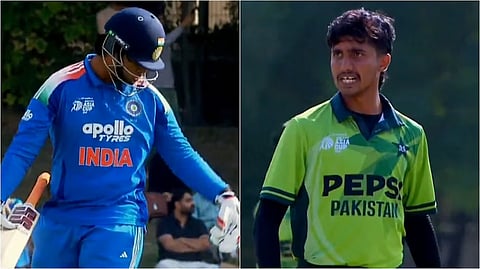 Vaibhav Suryavanshi Angry Shuts Down Pakistani Bowlers With Shoe Gesture