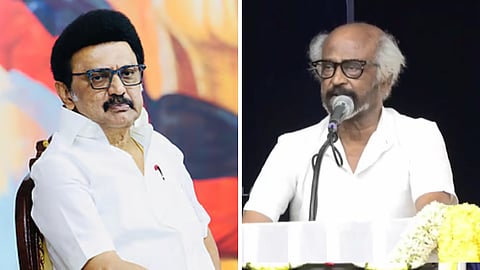 முக ஸ்டாலின் - ரஜினிகாந்த்
