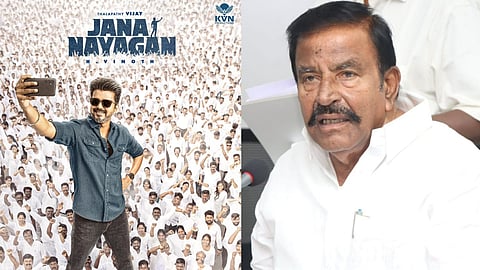 minister kn nehru explain on Jananayagan Film Issue 
