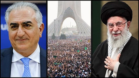 princes reza pahlavi shah return of iran protests 