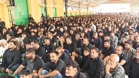 People from Alipur mourn the death of Khamenei 
