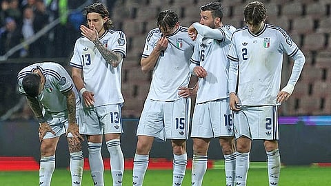 Italy out of FIFA world cup 2026 qualifier