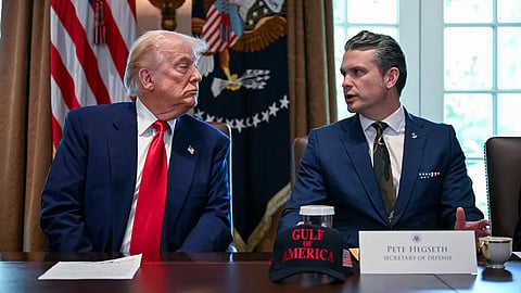 Donald Trump & Pete Hegseth 