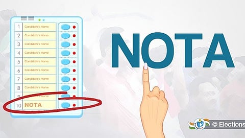 NOTA Vote Share Continues to Decline