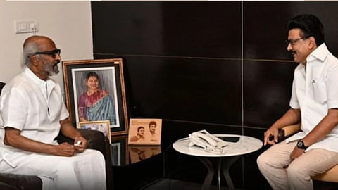 Stalin Loses Kolathur Seat, Rajinikanth Pays Him a Visit