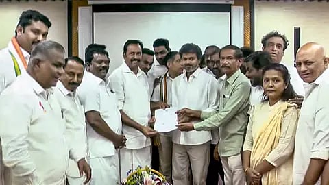 TVK chief Vijay receives a letter of support from Tamil Nadu Congress Committee