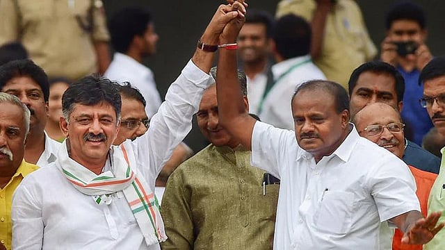 Shivakumar & HD Kumaraswamy 