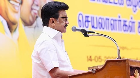MK Stalin speech on dmk district secretaries meeting